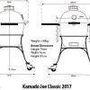 Kamado Joe Classic II Keramikgrill -Günstiges Grill Geschäft 16050 Kamado Joe Classic II Abmessungen