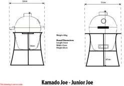 Kamado Joe Junior Keramikgrill 18 Kamado Joe Junior Keramikgrill -Günstiges Grill Geschäft 16054 Kamado Joe Junior Diagramm