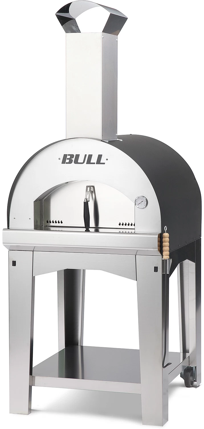 BULL Pizzaofen Holz XL - Standgerät 80 X 60 Cm 3 BULL Pizzaofen Holz XL - Standgerät 80 X 60 Cm