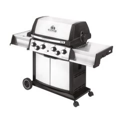 Broil King Sovereign 490 XL Gasgrill Inkl. Drehspieß + Grillfürst Fettschiene -Günstiges Grill Geschäft 21506 broil king sovereign 490 xl seitlich