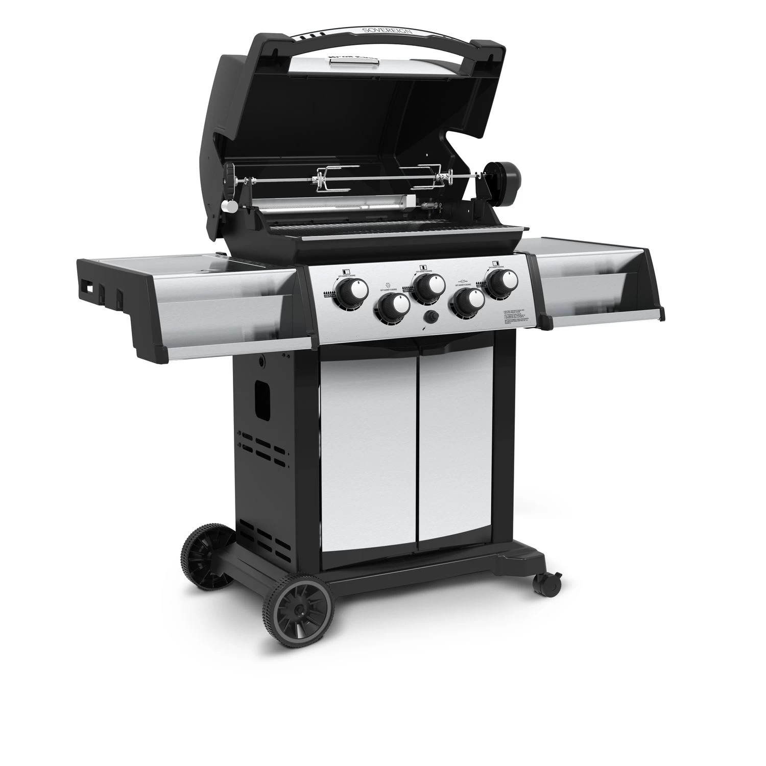 Broil King Sovereign 390 Gasgrill Inkl. Drehspieß + Grillfürst Fettschiene 7 Broil King Sovereign 390 Gasgrill Inkl. Drehspieß + Grillfürst Fettschiene – Bild 5