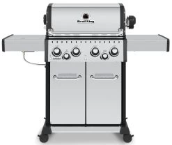 Broil King Baron S490 IR Gasgrill Inkl. Drehspieß + Infrarot-Seitenbrenner - Modell 2023 - Grillfürst Deal Mit Zusätzlichen Edelstahl Grillrosten