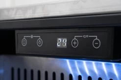 BULL Premium Outdoor Schubladen-Kühlschrank Mit LED Kontrollpanel, IPX4 Spritzwassergeschützt -Günstiges Grill Geschäft 22280 Bull Kuehlschrank Outdoor Bedienung