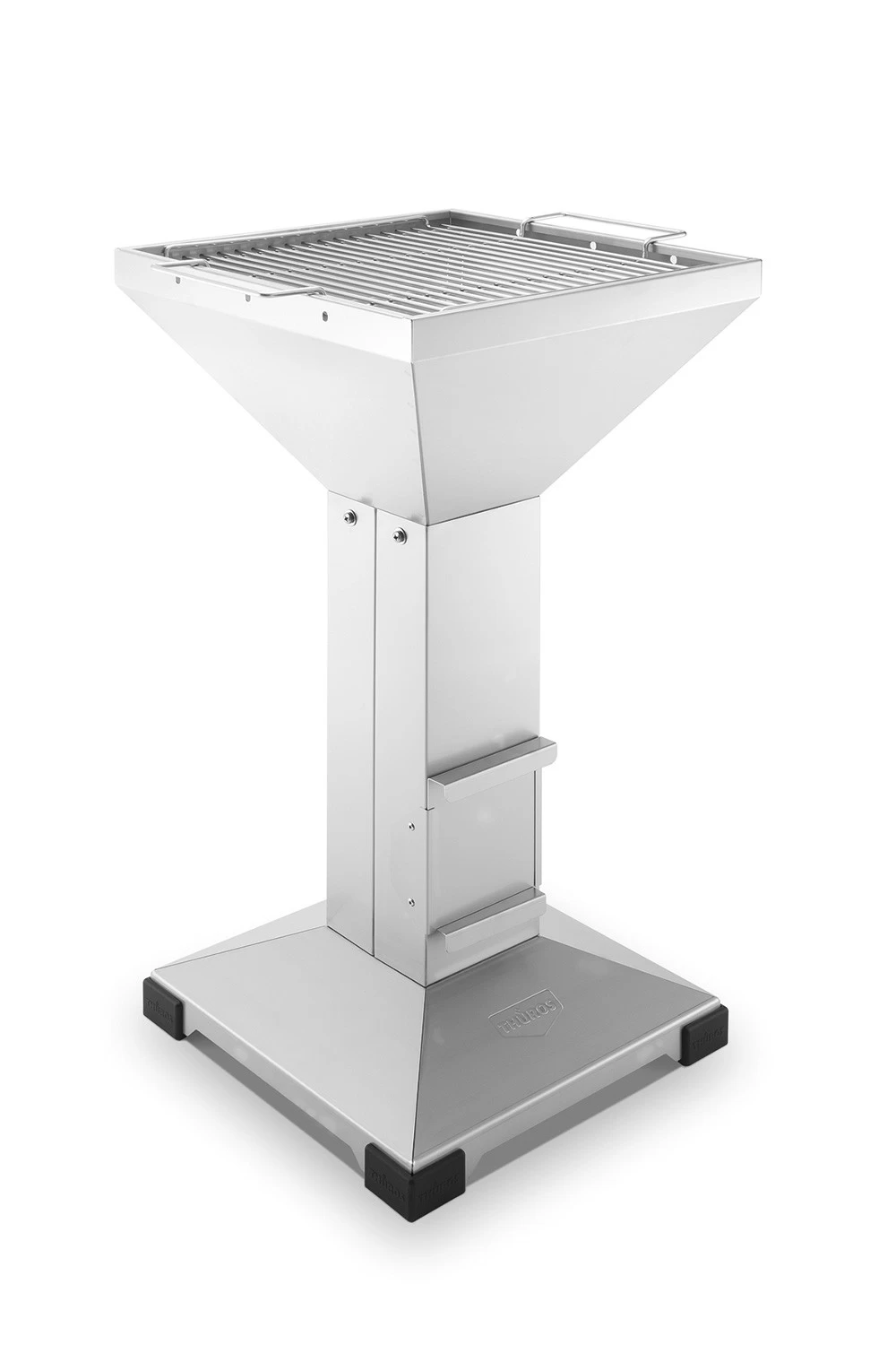 Thüros Holzkohlegrill T3 / Edelstahl Säulengrill 42x42 Cm Inkl. Windansteckblech Und Kohleschacht 3 Thüros Holzkohlegrill T3 / Edelstahl Säulengrill 42x42 Cm Inkl. Windansteckblech Und Kohleschacht