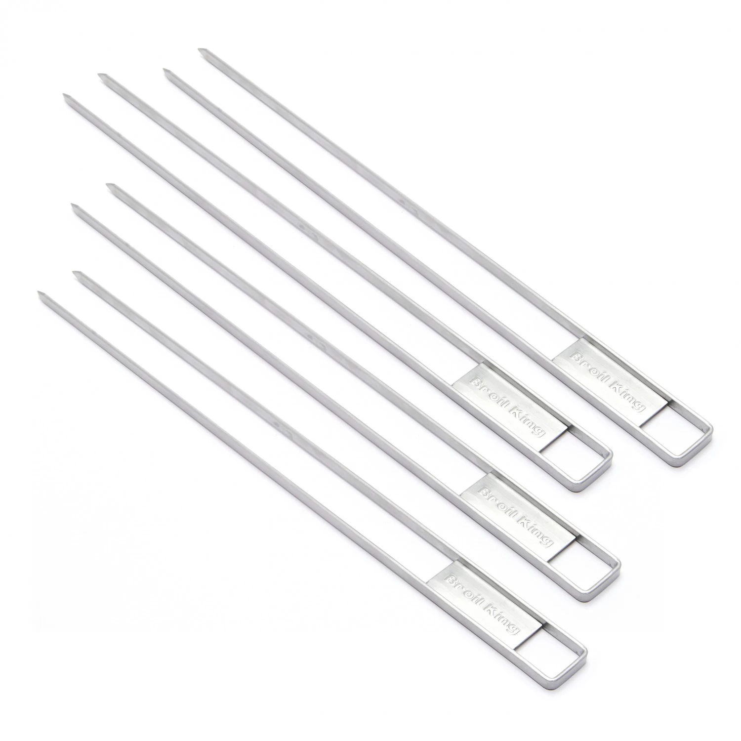 Broil King Edelstahl Grillspieße Doppelspieße 35,5 Cm - 4 Stück 4 Broil King Edelstahl Grillspieße Doppelspieße 35,5 Cm - 4 Stück – Bild 2