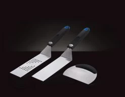 Napoleon Pro Griddle / Plancha Tool-Set, 3-teilig -Günstiges Grill Geschäft 70081 Napoleon Spatel Plancha