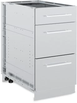 Broil King Outdoor Küche - Schrank Mit 3 Schubladen 450 Mm -Günstiges Grill Geschäft 802500 Broil King Outdoor Kueche Schrank 3 Schubladen seite