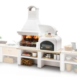 Palazzetti Gartenküche Malibu 2: Modul Grill Mit Backofen Rechts Inkl. Montagematerial -Günstiges Grill Geschäft 803009130