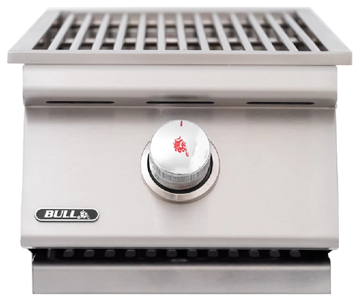 BULL Infrarot Einbau Seitenbrenner / Edelstahl / Slide-In 3 BULL Infrarot Einbau Seitenbrenner / Edelstahl / Slide-In