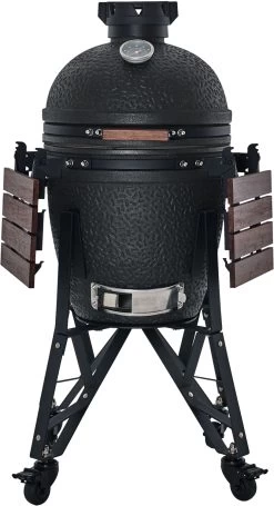 The Bastard Keramikgrill Urban Medium - Complete - Schwarz Matt - Modell 2023 -Günstiges Grill Geschäft Bastard Keramikgrill Urban Medium Tische geklappt BU203