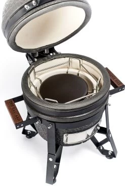 The Bastard Keramikgrill Urban Small - Schwarz Matt - Modell 2023 -Günstiges Grill Geschäft Bastard Keramikgrill Urban Small Hitzeschild BU206