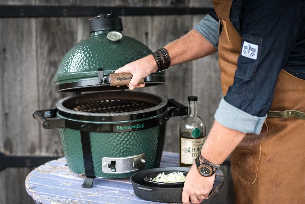 Big Green Egg MiniMax Keramikgrill Mit EGG Carrier 10 Big Green Egg MiniMax Keramikgrill Mit EGG Carrier – Bild 8