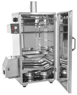 Borniak BBQ Smoker Digital BBDS-70 Edelstahl - Version 1.4 -Günstiges Grill Geschäft Borniak Smoker digital BBDS 70 v1 4 Open