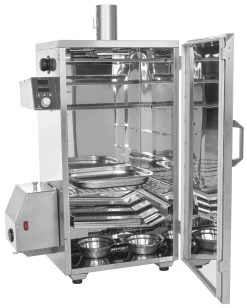 Borniak BBQ Smoker Digital BBDST-70 Edelstahl - Version 1.4 Mit Timer 8 Borniak BBQ Smoker Digital BBDST-70 Edelstahl - Version 1.4 Mit Timer -Günstiges Grill Geschäft Borniak Smoker digital Timer BBDST 70 Open