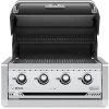Broil King Regal 420 Black Einbaugrill - Modell 2023 -Günstiges Grill Geschäft Broil King Einbaugrill 985652 Regal 420 Deckel offen
