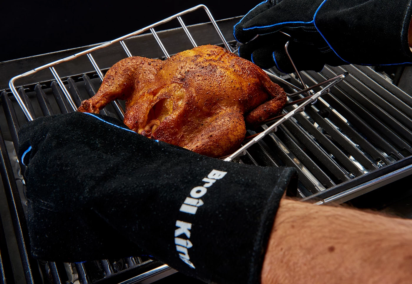 Broil King Grillhandschuhe Leder 3 Broil King Grillhandschuhe Leder