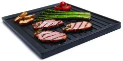 Broil King Grillplatte / Gussplatte Signet -Günstiges Grill Geschäft Broil King Grillplatte Gusseisen Signet 11221 propped 02