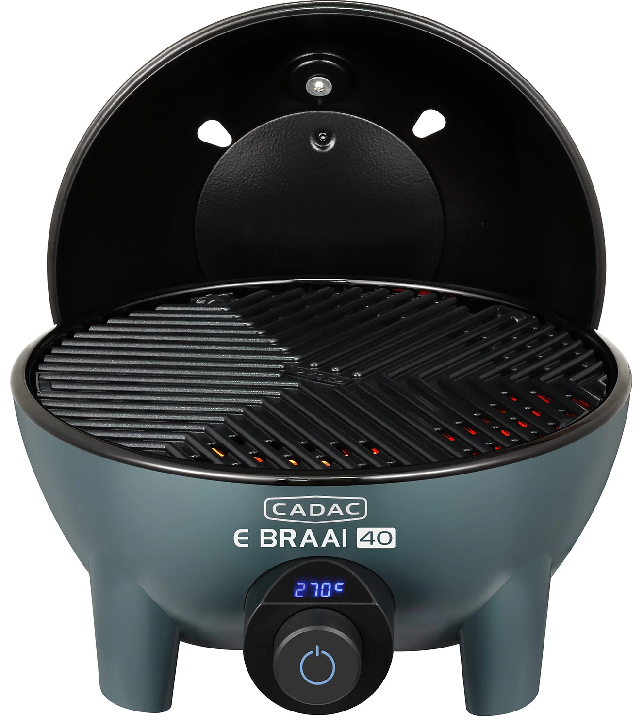 CADAC Elektrogrill Tischgrill E-Braai 40 BBQ / Dome Petrol 4 CADAC Elektrogrill Tischgrill E-Braai 40 BBQ / Dome Petrol – Bild 2