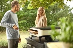 COZZE Pizzaofen Elektrisch 42,5 Cm (17") - Inkl. Pizzastein & Hitzeschild -Günstiges Grill Geschäft COZZE Elektro Pizzaofen 17 Zoll Lifestyle