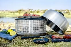 Cobb Grill Premier AIR Deluxe Holzkohlegrill - Modell 2023 -Günstiges Grill Geschäft Cobb Premier Air Deluxe Campinggrill Lifestyle