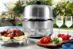 Cobb Grill Premier AIR Deluxe Holzkohlegrill - Modell 2023 -Günstiges Grill Geschäft Cobb Premier Air Deluxe Tischgrill Lifestyle