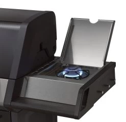 Enders Gasgrill Monroe Black Pro 4 IK Turbo -Günstiges Grill Geschäft Enders Gasgrill Monroe Black Pro 4 IK Turbo Seitenkocher