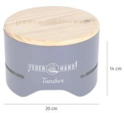 Feuerhand Tischgrill Tamber Blau 8 Feuerhand Tischgrill Tamber Blau -Günstiges Grill Geschäft Feuerhand Tamber Tischgrill Blau Abmessungen