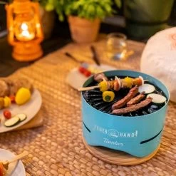 Feuerhand Tischgrill Tamber Lichtgrün -Günstiges Grill Geschäft Feuerhand Tamber Tischgrill Lichtgruen Lifestyle