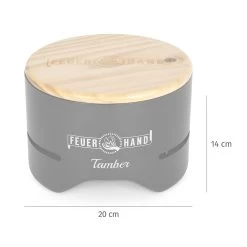 Feuerhand Tischgrill Tamber Schwarz -Günstiges Grill Geschäft Feuerhand Tamber Tischgrill schwarz Abmessungen