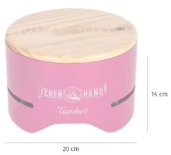 Feuerhand Tischgrill Tamber Telemagenta -Günstiges Grill Geschäft Feuerhand Tischgrill Tamber Telemagenta Abmessungen