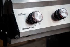 Grillfürst G401G 4-Brenner Einbaugrill - Eintracht Frankfurt Edition - Gusseisenroste -Günstiges Grill Geschäft Grillfuerst Eintracht Frankfurt Gasgrill Drehregler