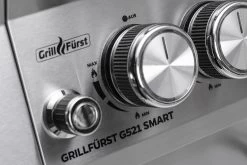 Grillfürst G521E Smart Grill - Mit Automatischer Temperatursteuerung, Hochtemperaturbrenner, Heckbrenner Und Edelstahl Rosten -Günstiges Grill Geschäft Grillfuerst G521E Smart Grill Bedienblende