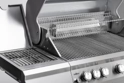Grillfürst G521E Smart Grill - Mit Automatischer Temperatursteuerung, Hochtemperaturbrenner, Heckbrenner Und Edelstahl Rosten -Günstiges Grill Geschäft Grillfuerst G521E Smart Grill Edelstahl Grillroste
