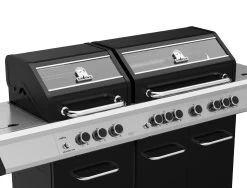 Grillfürst G750G 7-Brenner Doppelkammer - Gasgrill Mit Hochtemperaturbrenner, Seitenkocher, Heckbrenner Und Gusseisen Rosten 20 Grillfürst G750G 7-Brenner Doppelkammer - Gasgrill Mit Hochtemperaturbrenner, Seitenkocher, Heckbrenner Und Gusseisen Rosten -Günstiges Grill Geschäft Grillfuerst G750 Doppelkammer Gasgrill Garraum getrennt