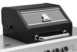 Grillfürst G210G 2-Brenner Gasgrill Mit Hochtemperaturbrenner Und Gusseisen Rosten -Günstiges Grill Geschäft Grillfuerst Gasgrill G210G Sichtscheibe