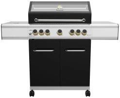 Grillfürst G520G 5-Brenner Gasgrill Borussia Dortmund Edition Mit Hochtemperaturbrenner, Heckbrenner Und Gusseisen Rosten