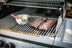 Grillfürst G520E 5-Brenner Gasgrill - Eintracht Frankfurt Edition - Edelstahlroste -Günstiges Grill Geschäft Grillfuerst Gasgrill Rippchen