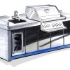 Grillfürst Outdoor Küche Aus 3-tlg. Gegossenem Beton Und HPL (300 Cm X 70 Cm) - Mit Einbaugrill, Spüle, Kühlschrank Und LED Beleuchtung 2 Grillfürst Outdoor Küche Aus 3-tlg. Gegossenem Beton Und HPL (300 Cm X 70 Cm) - Mit Einbaugrill, Spüle, Kühlschrank Und LED Beleuchtung -Günstiges Grill Geschäft Grillfuerst Outdoor Kueche Gussbeton HPL Kuehlschrank
