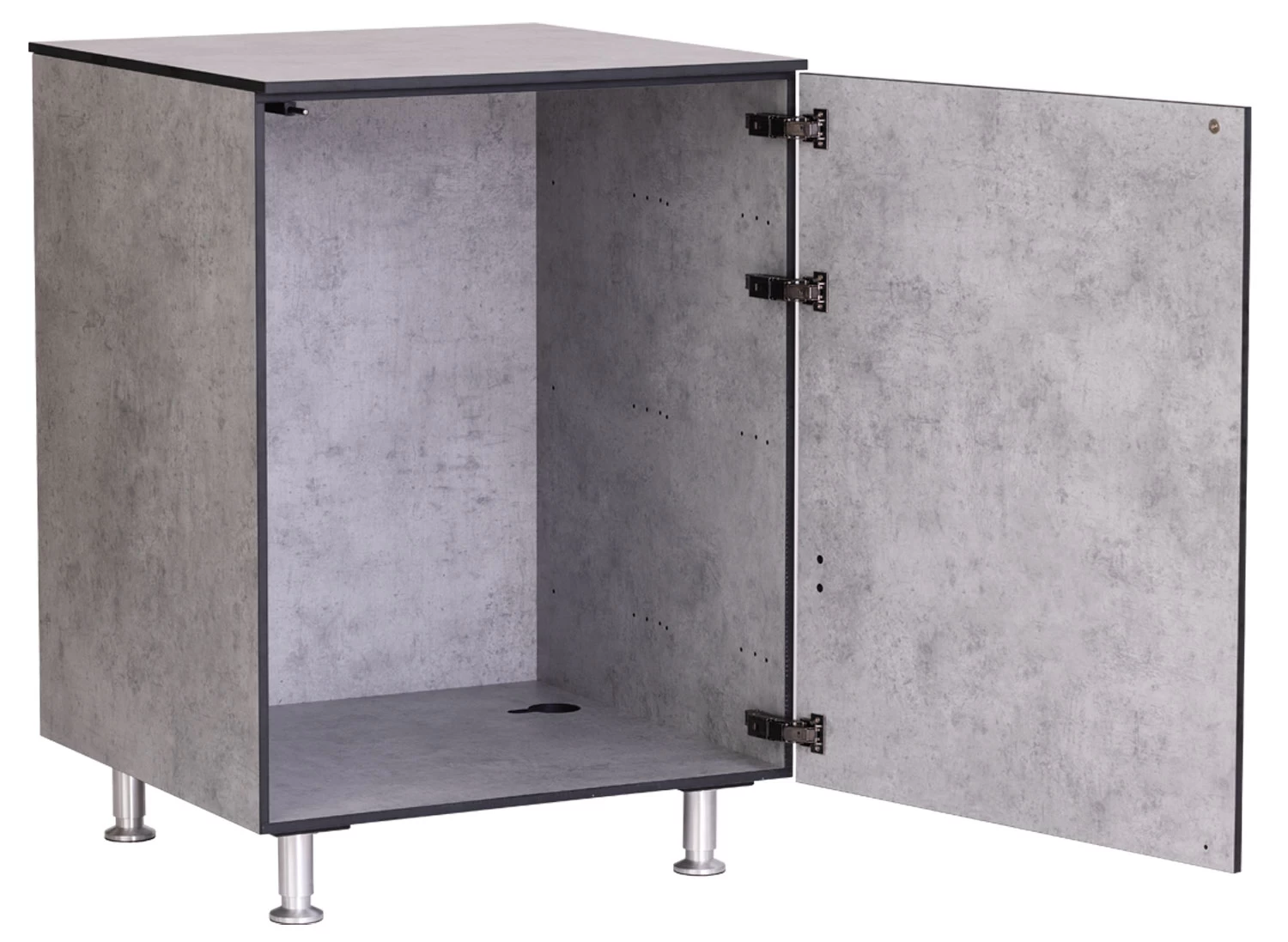 Grillfürst Outdoor Küche Schrank Modul Klein OKS66 Beton 4 Grillfürst Outdoor Küche Schrank Modul Klein OKS66 Beton – Bild 2