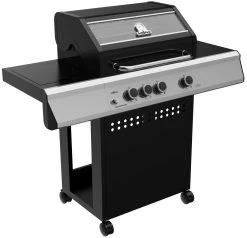 Grillfürst S330G 3-Brenner Gasgrill Mit Seitenkocher Und Gusseisen Rosten - Inkl. Gasgrill Einsteigerpaket -Günstiges Grill Geschäft Grillfuerst S 330 Gasgrill Seitenkocher Gussroste seite 1
