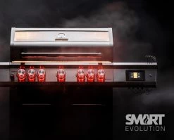 Grillfürst G521E Smart Grill - Mit Automatischer Temperatursteuerung, Hochtemperaturbrenner, Heckbrenner Und Edelstahl Rosten -Günstiges Grill Geschäft Grillfuerst Smart Evolution Gasgrill G521E