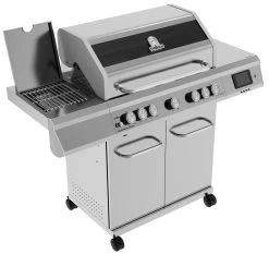 Grillfürst G521G Smart Grill - Mit Automatischer Temperatursteuerung, Hochtemperaturbrenner, Heckbrenner Und Gusseisen Rosten -Günstiges Grill Geschäft Grillfuerst Smartgrill mit Infrarot Seitenbrenner 1