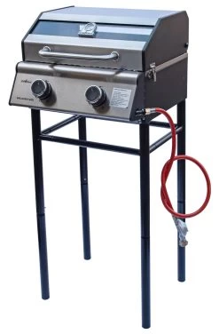 Grillfürst G201E 2-Brenner Gasgrill Portabel V2 - Campinggrill / Balkongrill 50mbar - Inkl. Untergestell 26 Grillfürst G201E 2-Brenner Gasgrill Portabel V2 - Campinggrill / Balkongrill 50mbar - Inkl. Untergestell -Günstiges Grill Geschäft Grillfuerst Untergestell G201