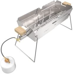 Knister Edelstahl-Gasgrill - Ausziehbarer Kompaktgrill 13 Knister Edelstahl-Gasgrill - Ausziehbarer Kompaktgrill -Günstiges Grill Geschäft Knister Edelstahl Gasgrill Kompaktgrill Brenner