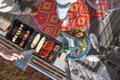 Knister Gasgrill - Ausziehbarer Kompaktgrill -Günstiges Grill Geschäft Knister Gasgrill Spiesse Grillrost