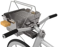 Knister Grill Premium - Ausziehbarer Holzkohle Kompaktgrill -Günstiges Grill Geschäft Knister Premium Fahrrad