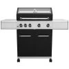 Grillfürst G410E 4-Brenner Gasgrill - 1. FC Köln Edition - Edelstahlroste -Günstiges Grill Geschäft Koeln Gasgrill G410 Grillfuerst 1