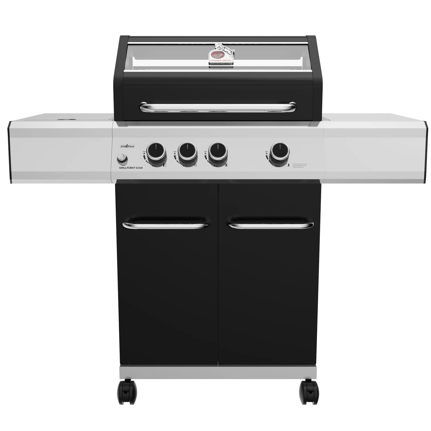 Grillfürst G310E 3-Brenner Gasgrill - 1. FC Köln Edition - Edelstahlroste 3 Grillfürst G310E 3-Brenner Gasgrill - 1. FC Köln Edition - Edelstahlroste