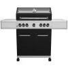 Grillfürst G520E 5-Brenner Gasgrill - 1. FC Köln Edition - Edelstahlroste -Günstiges Grill Geschäft Koeln Grill G520 Gasgrill Grillfuerst