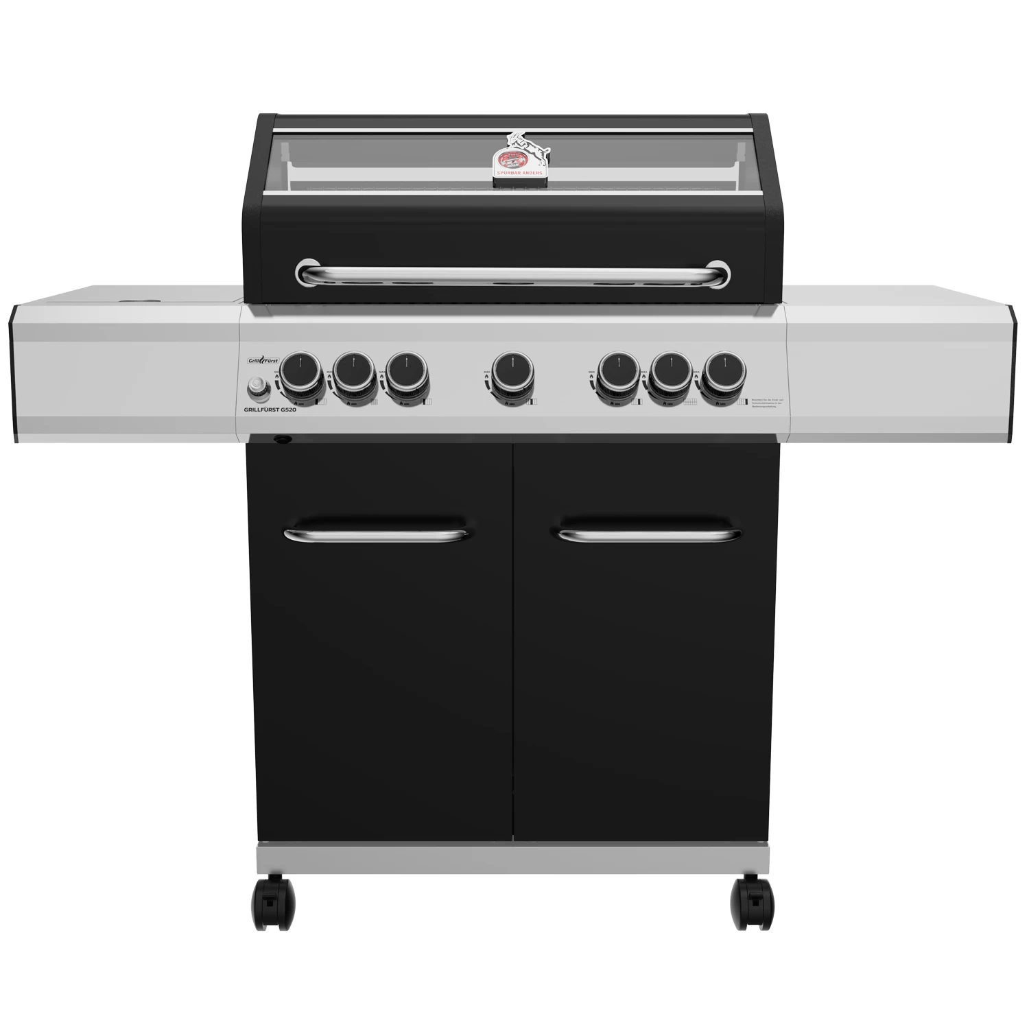 Grillfürst G520E 5-Brenner Gasgrill - 1. FC Köln Edition - Edelstahlroste 3 Grillfürst G520E 5-Brenner Gasgrill - 1. FC Köln Edition - Edelstahlroste